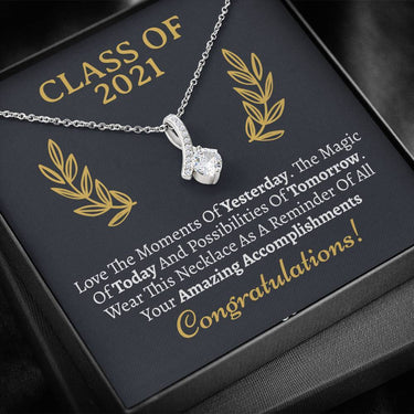 Class of 2021 Alluring Beauty Necklace - Love You This Much